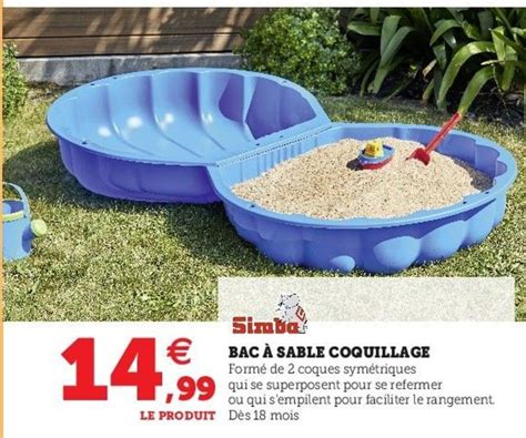 Promo Bac à Sable Coquillage chez Hyper U