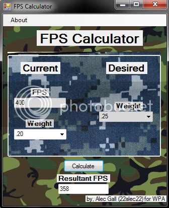 [RELEASE] Airsoft FPS Calculator