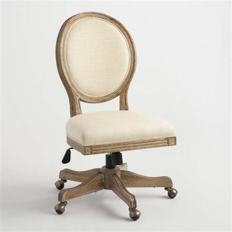 paige   linen office chair