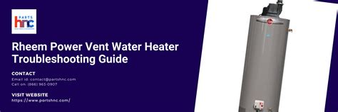 Rheem Power Vent Water Heater Troubleshooting Tips Solutions