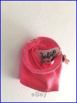 Vintage Standard Mattel Barbie Ash Blonde Mod Pink Bathing Suit With Flower Japan Vintage