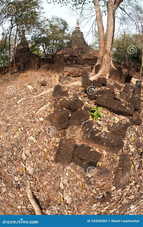 Templo Antigo Na Floresta Sobre O Monte Foto De Stock Imagem De