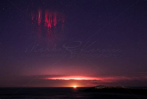 Red Sprites Lightning - MarkoKorosec.NET - Weather Photos