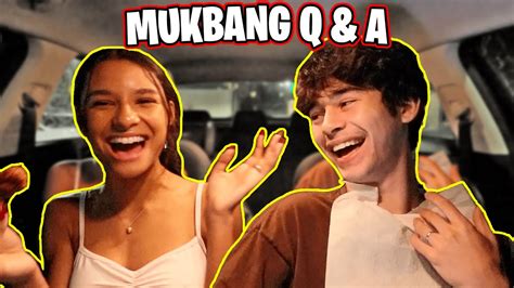 Mukbang Qanda With My Girlfriend Youtube