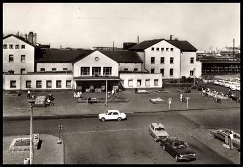 Ansichtskarte Postkarte Bitterfeld Bahnhof Mit Akpool De