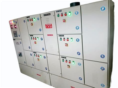 High Voltage 50 Hz Apfc Electric Control Panel 50 Degree Celsius 240