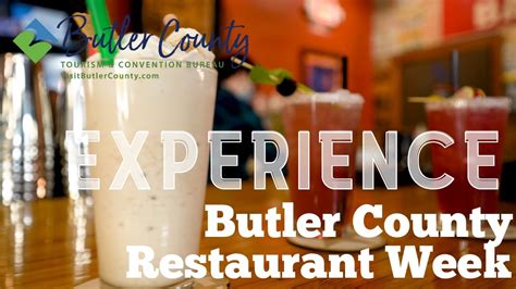 Butler County Tourism Restaurant Week Youtube