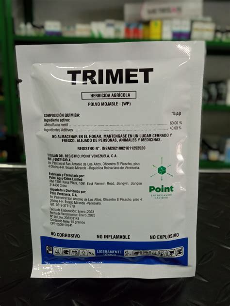 Trimet X Grs Metsulfuron Herbicida Proseagro