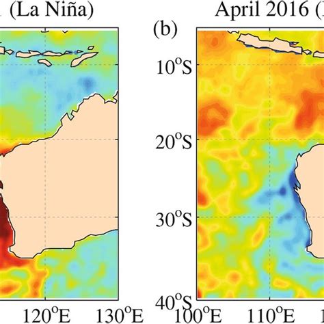 Large Scale Patterns Of Sea Surface Temperature Sst Anomalies Within