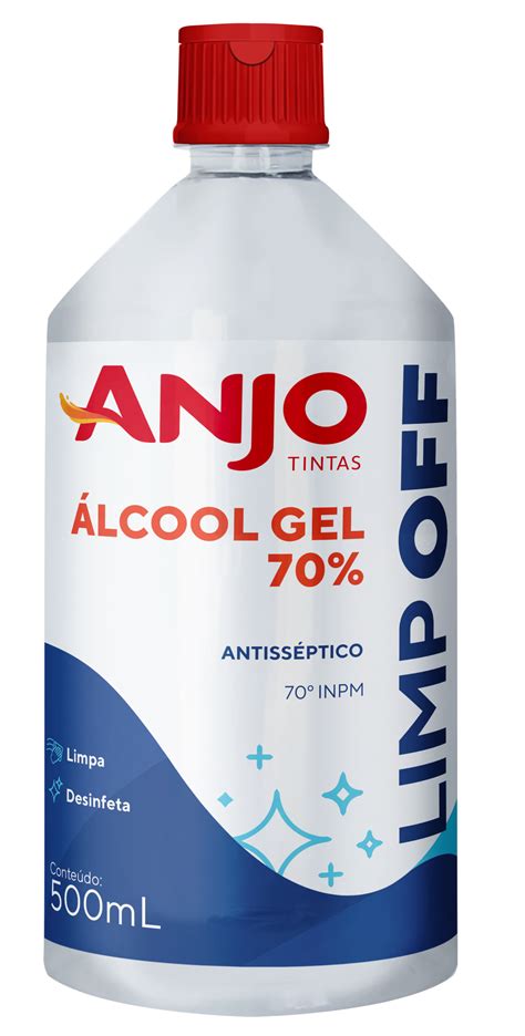 LIMPOFF Álcool Gel 70 Linha de Solventes Anjo Tintas