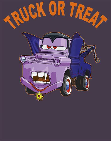 Disney Pixar Cars 2 Mater Vampire Halloween Digital Art by Xuong Luu ...