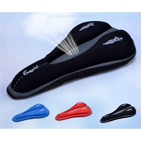 Silicone Cycling Racing Seat Covers With Soft Pad And Gel Cushion For