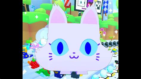 Omg I Hatched A Rainbow Huge Fluffy Cat At Pet Simulator Youtube