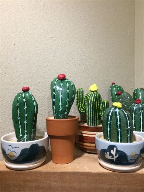 Pin By Darcy Mallo On Painted Rock Ideas Painted Rock Cactus Rock