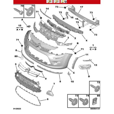 Grade Cromada Emblema Parachoque Citroen C3 2013 2015 2019 Autorizada Pecas