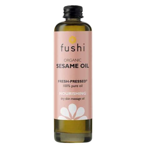 Sesame Seed Oil Organic 100 Ml Fushi Rauw Naakt En Gezond