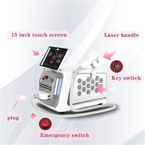 Km Laser Diode Machine Hair Removal 808nm Triple Wave 100V 110V 220V