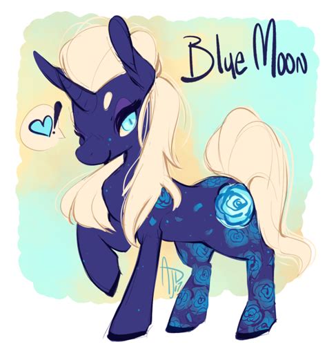 Blue Moon Unicorn By Clovercoin On Deviantart