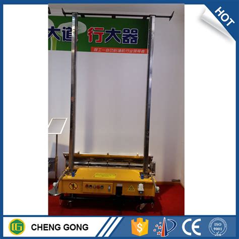 Cement Mortar Brick Wall Plastering Rendering Machine China Automatic