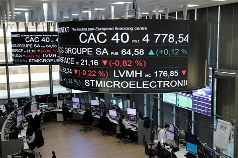 Las bolsas de valores de Francia cerraron con caídas el CAC 40 perdió