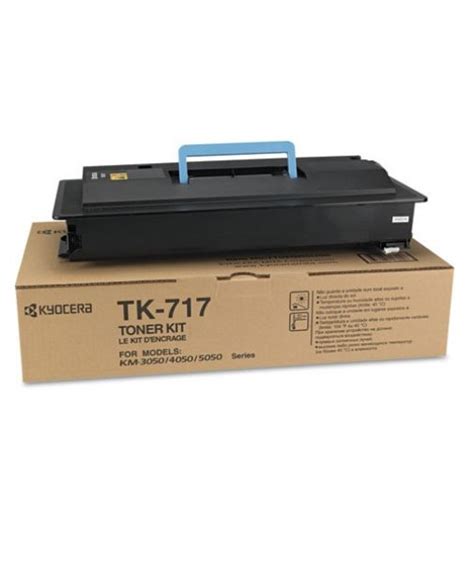 Cartucho de Toner Kyocera TK 717 Negro Original para 34 000 páginas