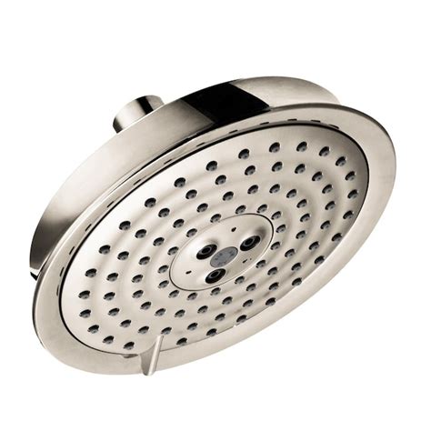 Hansgrohe Raindance Polished Nickel 6 25 In Round Fixed Rain Shower