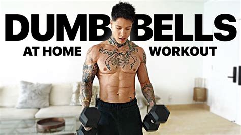 Perfect Full Body Home Workout For Beginners Dumbbells Only Youtube