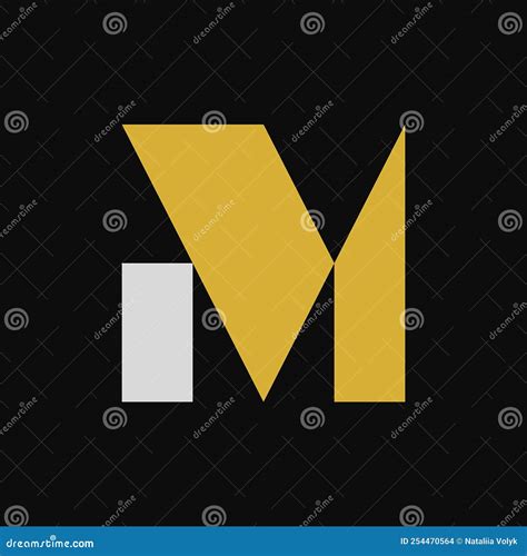 Letter M Logo Or Icon Design Stock Vector Illustration Of Card Shape