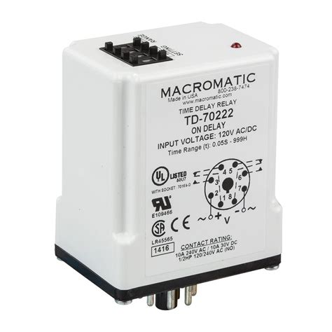 Time Delay Relays Macromatic Industrial Controls