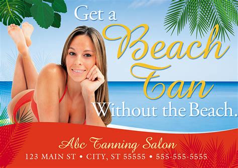 5 Brilliant Tanning Salon Direct Mail Postcard Marketing Examples