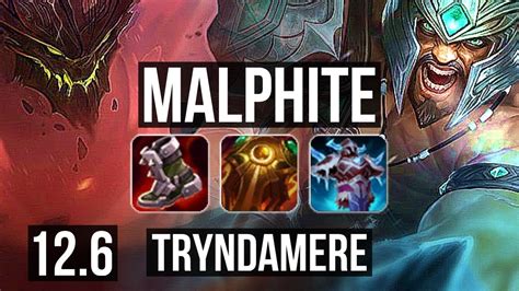 MALPH Vs TRYNDA TOP Rank 6 Malph 67 Winrate 8 2 4 Godlike BR