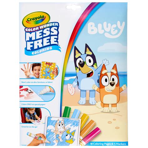 Crayola Bluey Color Wonder Mess Free Coloring Kit Shop Books