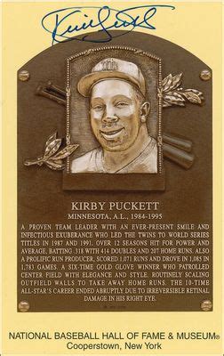 Kirby Puckett | PSA AutographFacts℠