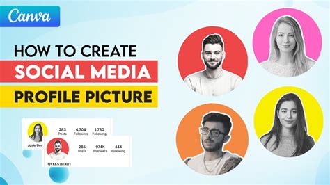 How To Create Social Media Profile Picture In Canva Instagram