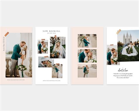 Instagram Stories Bundlestory Template Wedding Instagram Etsy