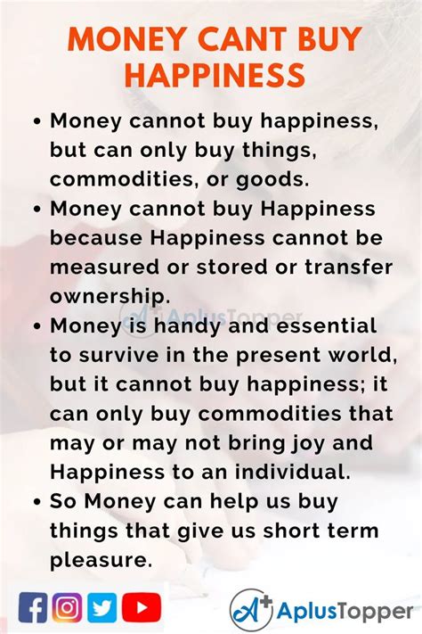 Linesonmoneycantbuyhappiness Can Money Buy Happiness