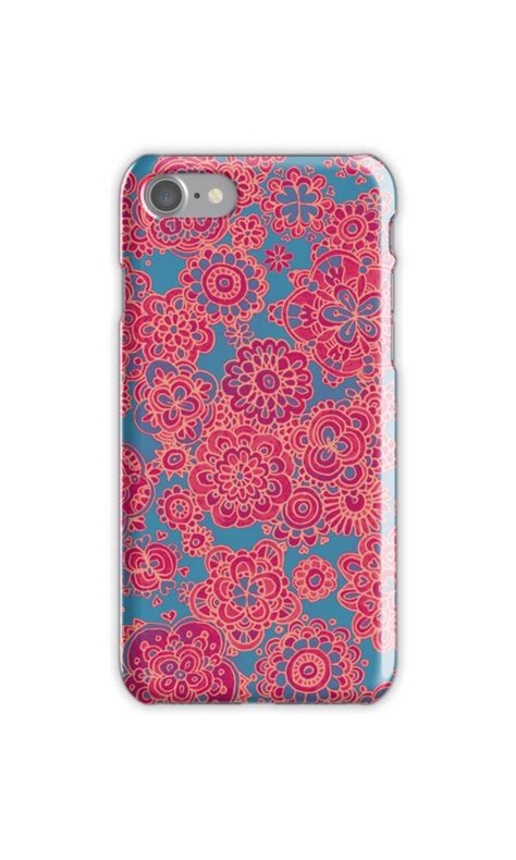 Flower Doodle Iphone Case Iphone Cases And Skins By Micklyn Redbubble