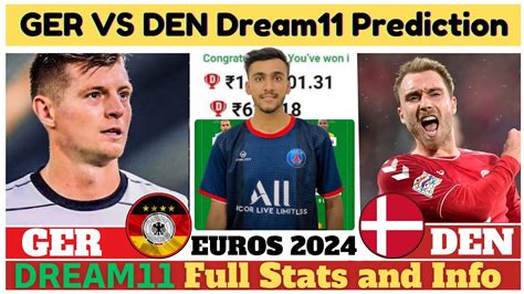 Ger Vs Den Dream Prediction Ger Vs Den Dream Team Germany Vs