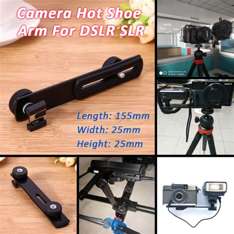 Camera Hot Shoe Arm DSLR SLR Flash Bracket Bracket Tripod Stand Holder Lazada PH