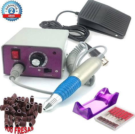 Torno Profesional Para Manicura Y Pedicura De 30 000 RPM Con 100 Fresas