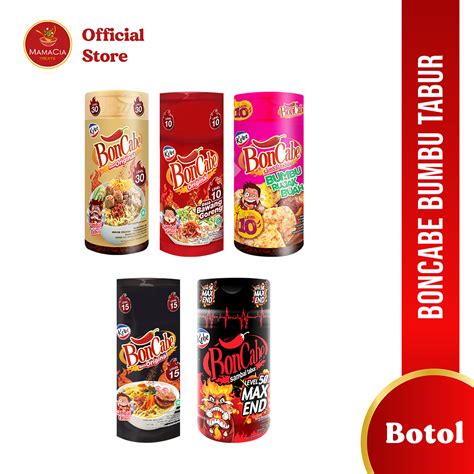 Jual Kobe Boncabe Sambal Tabur Botol Level 10 15 30 50 Cabe Tabur Bubuk