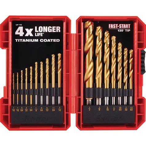 Titanium Drill Bit Set 21 Pc