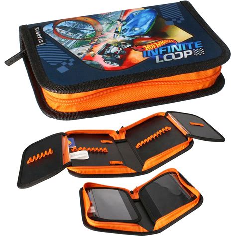 HOT WHEELS PIÓRNIK SZKOLNY DWUKLAPKOWY ROZKŁADANY oficjalne archiwum Allegro