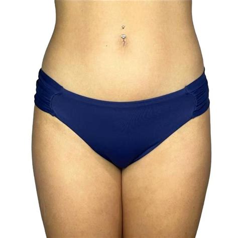 Calcinha Biquíni Avulsa Borboleta Larga Franzida Fio Duplo Modelador Fio Dental Bya Bikini