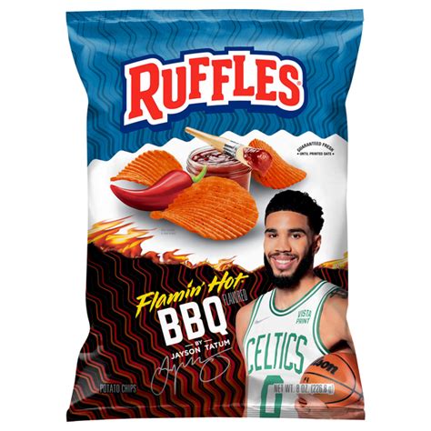 Save On Ruffles Flamin Hot BBQ Potato Chips Order Online Delivery Stop Shop