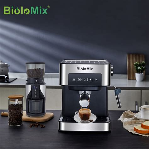 Biolomix 20 Bar Italian Type Espresso Coffee Maker Machine With Milk