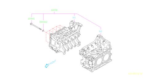 2021 Subaru Crosstrek Premium Plus W EyeSight Block Set Cylinder R DOT