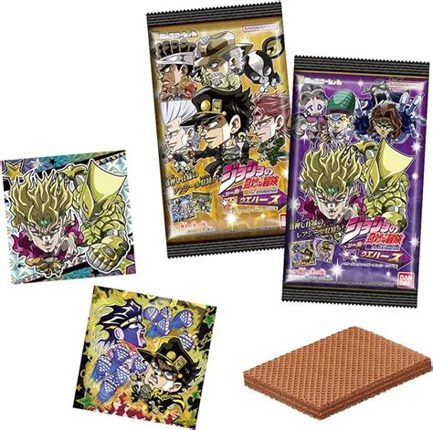 Amazon Co Jp Nihomeson Jojo S Bizarre Adventure Seal Wafers Stardust