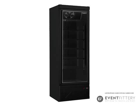 Tiefkühlschrank mit Glastür Modell GTK 560 schwarz 1 859 31