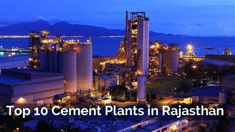 Top 10 Cement Plants In Rajasthan India Best Cement Companies And